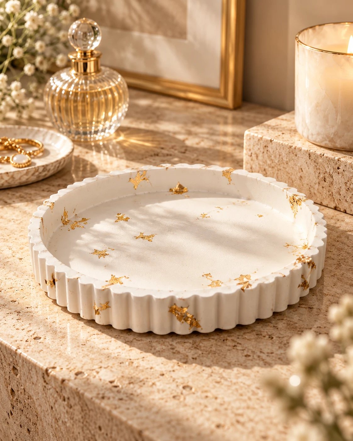 Riva Tray, styled scene